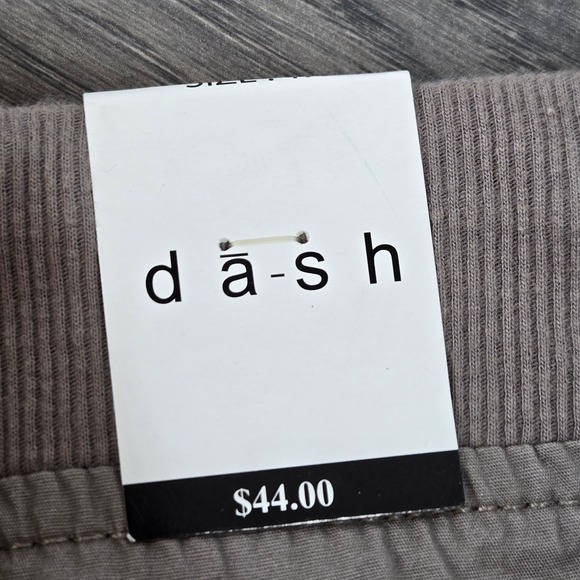 Dash Roll Cuff Cargo Shorts Womens 1X Brown Drawstring Waist Lightweight NWT - Picture 9 of 15